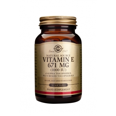 Vitamin E 1000IU softgels 50s