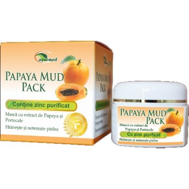Masca cu extract de papaya si portocale 50g