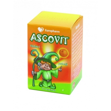 Ascovit portocala 100mg 20cpr