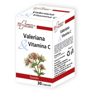 Valeriana & Vitamina C 30cps