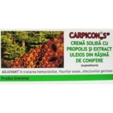 Carpicon S supozitor 1,5g x 10buc (cut)