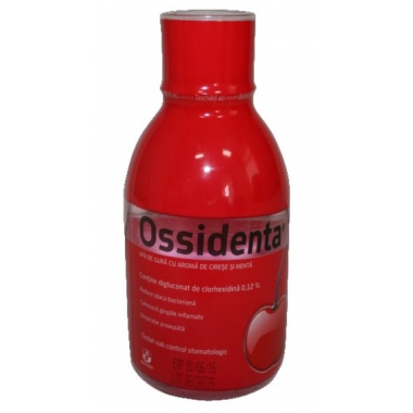Ossidenta apa de gura cirese+menta 250ml