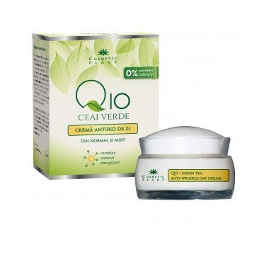 Crema de zi cu Q10, si complex mineral 50ml + Crema maini 30ml GRATIS