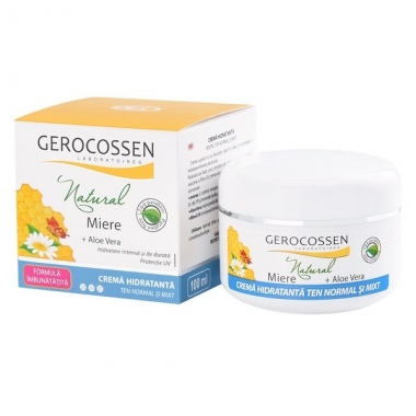 Natural Crema cu miere hidratanta ten normal/mixt 100ml
