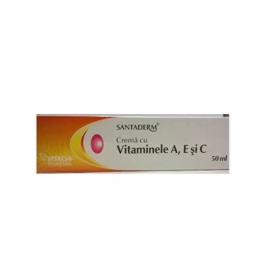 Crema cu vitamina A + E + C Santaderm 50ml