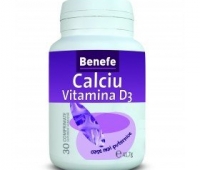 Calciu vitamina D3 30cpr