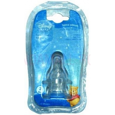 Tetine silicon Disney albine curgere medie 2 buc (2216)