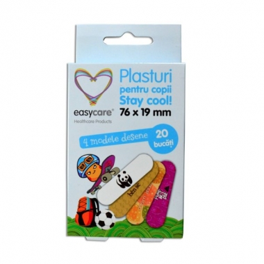 Plasturi copii Stay Cool 76 x 19mm 20buc