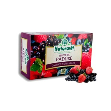 Naturavit fructe de padure 20dz x 1,5g 7+1 GRATIS