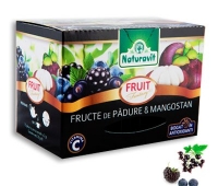 Naturavit fructe de padure si mangostan 15dz x 2g