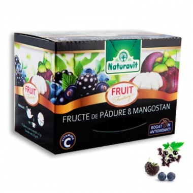 Naturavit fructe de padure si mangostan 15dz x 2g