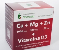 Ca+Mg+Zn+Vitamina D3 20dz