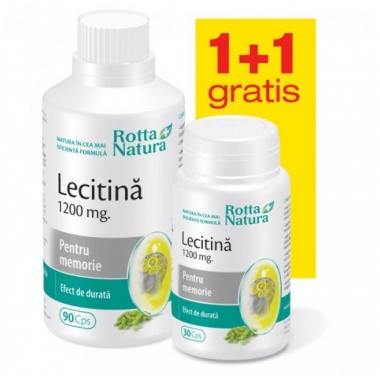 Lecitina 1200mg 90cps + 30cps GRATIS