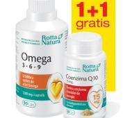 Omega 3-6-9 90cps + Coenzima Q10 15mg 30cps