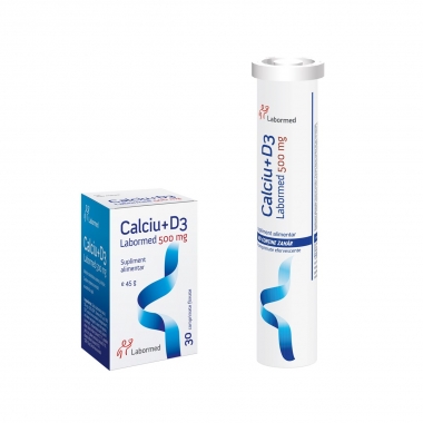 Calciu + D3 Comprimate Effervescente