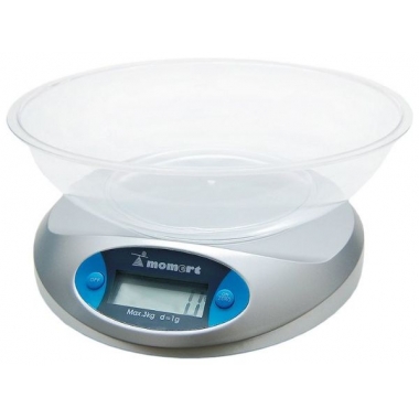 Cantar digital cu bol transparent pentru bucatarie Momert 68004