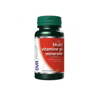 MULTIVITAMINE SI MINERALE 60CPS, DVR PHARM
