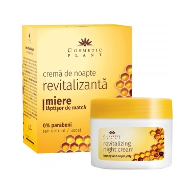 CREMA NOAPTE MIERE si LAPTISOR DE MATCA 50ML, COSMETICPLANT