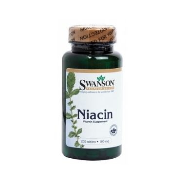 VITAMINA B3 (NIACINA) 100MG 250CPS, SWANSON