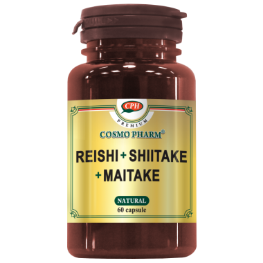 REISHI SHIITAKE MAITAKE 60CPS, COSMO PHARM - PREMIUM