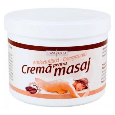CREMA PENTRU MASAJ (COFEINA) 1000ML, INTERHERB