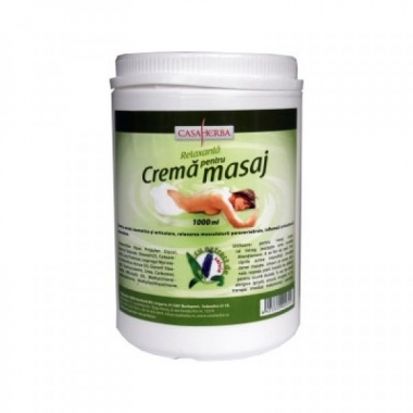 CREMA PENTRU MASAJ (SALVIE) 1000ML, INTERHERB