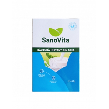 BAUTURA INSTANT DIN SOIA PUDRA 400GR, SANO VITA