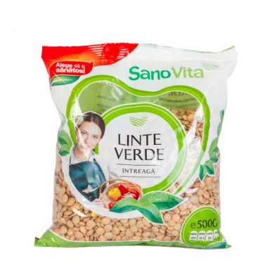 LINTE VERDE INTREAGA 500GR, SANO VITA