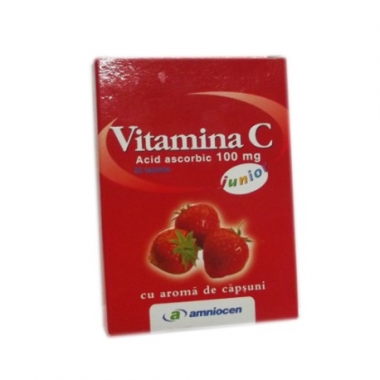 VITAMINA C CAPSUNI 100MG 20CPR, AMNIOCEN