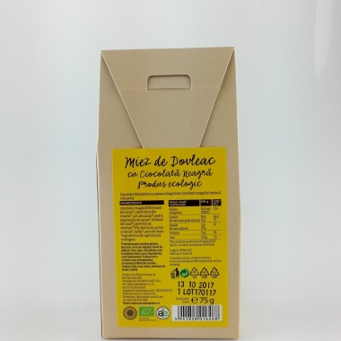 MIEZ DOVLEAC CU CIOCOLATA NEAGRA 75gr ECO SOLARIS