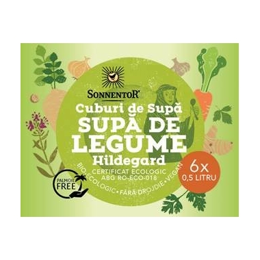 CUB SUPA LEGUME HILDEGARD ECO 6cuburi x 60gr SONNENTOR