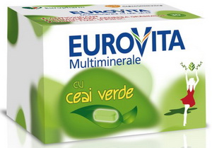 Eurovita multiminerale cu ceai verde