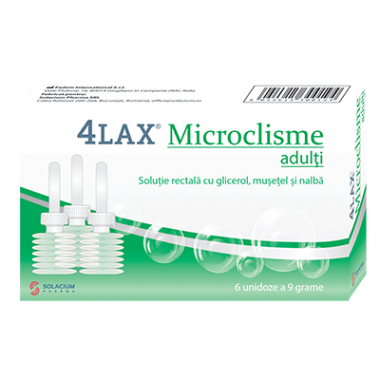 Microclisme adulti 4Lax, 6 unidoze x 9 g