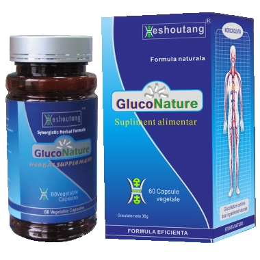 GlucoNature 60cps ( TRATARE DIABET 2 )