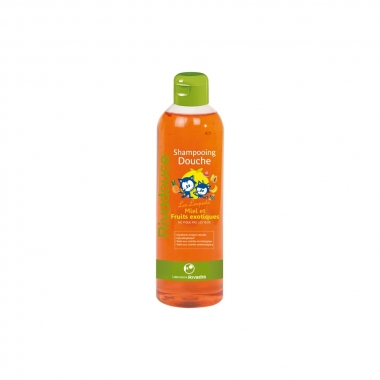Rivadouce Junior Sampon si Gel Dus Miere si Fructe exotice, 500 ml