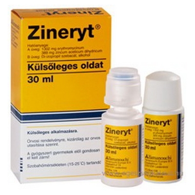 Zineryt solutie antiacneicaZynerit solutie antiacneica