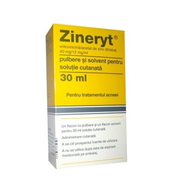 Zineryt solutie antiacneicaZynerit solutie antiacneica