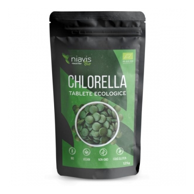 CHLORELLA TABLETE ECOLOGICE 125GR