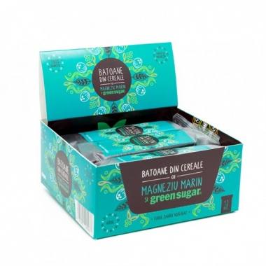 BATON CACAO GREEN SUGAR SI MAGNEZIU 40GR