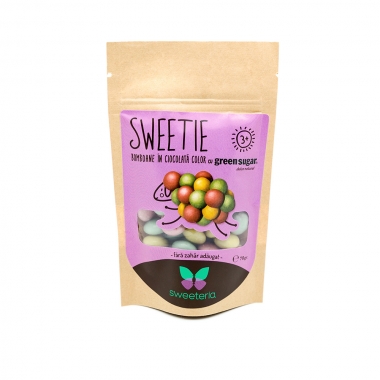 BOMBOANE IN CIOCOLATA COLOR GREEN SUGAR 70GR