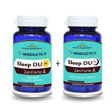 Sleep Duo Am/PM Zen Forte , 60+60 capsule GRATIS