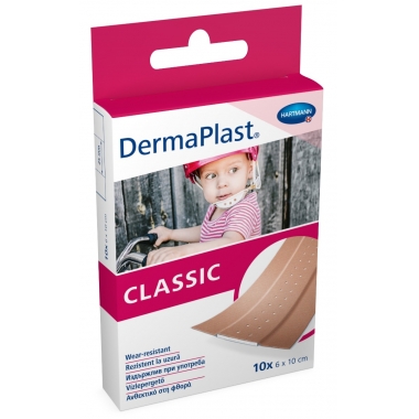 Dermaplast Plasture-Suport Textil 6x10cm * 10 buc