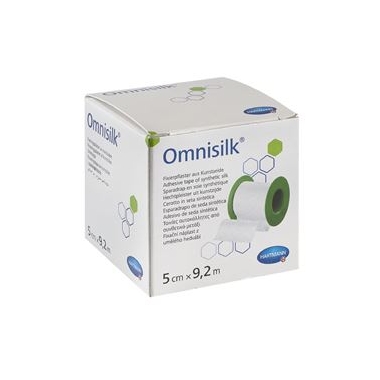Omnisilk Plasture-Rola Pe Sup Matase 5cmX9.2m