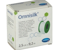 Omnisilk Plasture-Rola Pe Sup Matase 2.5cmX9.2m