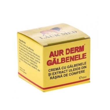 AUR D-CR CU GALBENELE 50ML,LAUR MED