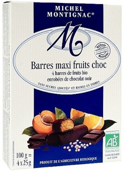 Batoane fructe cu ciocolata Montignac