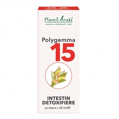 POLYGEMMA NR.15 50ML (INTESTIN-DETOXIFIERE)