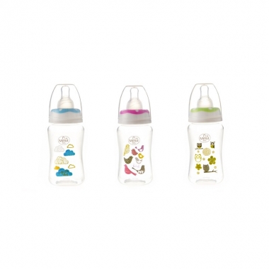 BIBERON CU TETINA SILICON 125ML 0+
