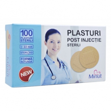 PLASTURI INJECTIE-STERILI 22MM 100BUC PVC