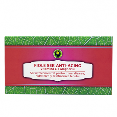 Set fiole Anti-Aging cu Vitamina C si Magneziu 12 buc.